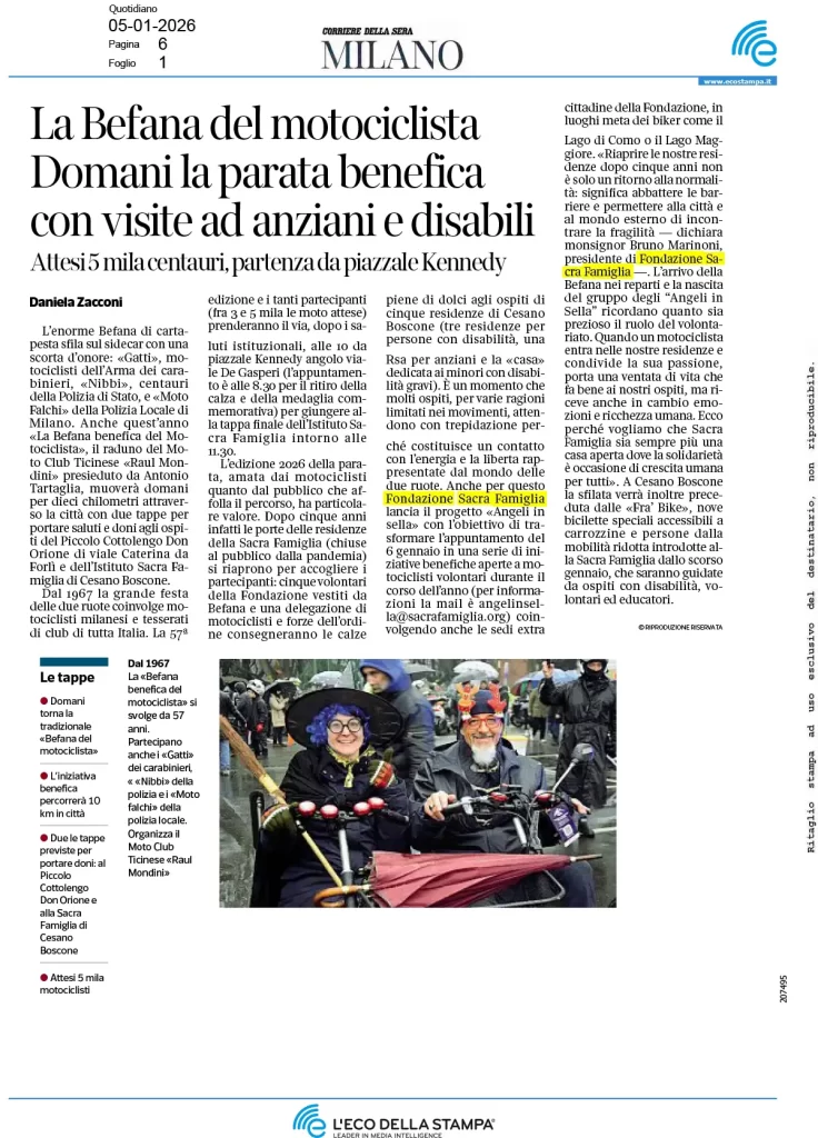 La Befana del motociclista-Milano
